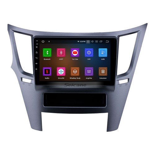 OEM 9 pouces Android 13.0 Radio pour 2010-2014 Subaru Outback Legacy Bluetooth Wifi HD Écran tactile Navigation GPS Carplay Prise en charge USB 4G SWC RDS OBD2 TV numérique