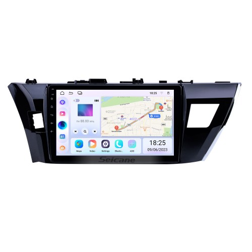 Pour Toyota Corolla 11 2012-2014 2015 2016 E170 E180 système de navigation radio Android 13.0 HD écran tactile 10.1 pouces lecteur dvd de voiture avec prise en charge WIFI Bluetooth Carplay DVR