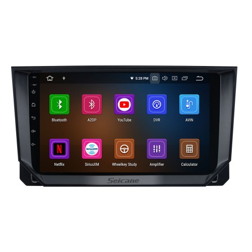 Android 13.0 pour 2018 Seat Ibiza/ARONA Radio 9 pouces système de navigation GPS avec Bluetooth HD écran tactile prise en charge Carplay DSP