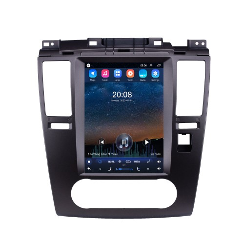 Android 10.0 9,7 pouces pour 2005-2010 Radio Nissan Tiida avec système de navigation GPS à écran tactile HD Prise en charge Bluetooth Carplay TPMS