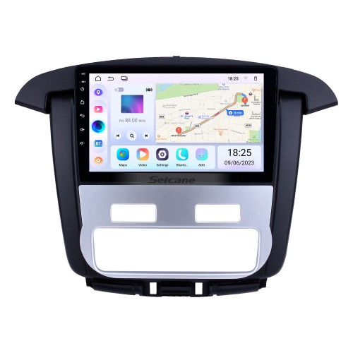 Android 13.0 9 pouces Radio de navigation GPS à écran tactile pour 2012-2014 Toyota innova Auto A / C avec Soutien Bluetooth USB WIFI Carplay SWC caméra de recul