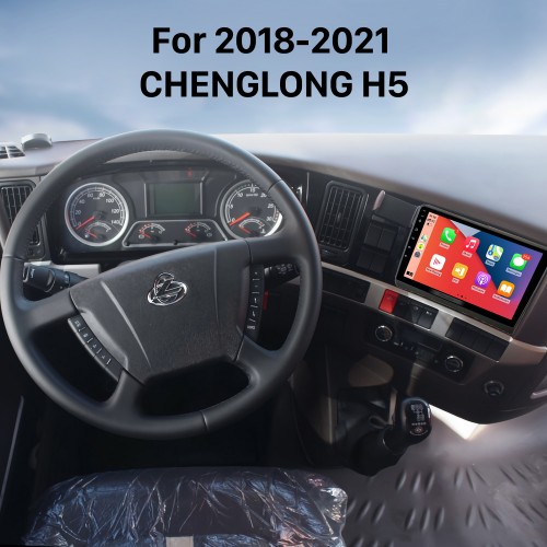 9 pouces Android 14.0 Radio IPS Système de navigation GPS plein écran pour 2018-2021 CHENGLONG H5 avec prise en charge WIFI Bluetooth Commande au volant Caméra AHD DVR