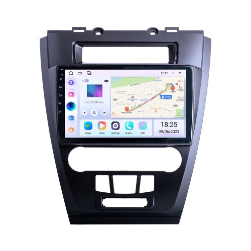 10,1 pouces Android 13.0 HD Radio de navigation GPS à écran tactile pour 2009 2010 2011 2012 Ford Mondeo Fusion avec prise en charge Bluetooth WIFI AUX Carplay Mirror Link