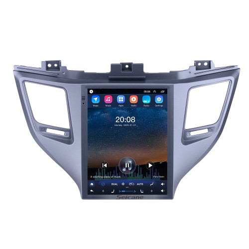 2015 Hyundai Tucson 9,7 pouces Android 10.0 Radio de navigation GPS avec écran tactile HD Prise en charge Bluetooth WIFI Carplay Caméra arrière