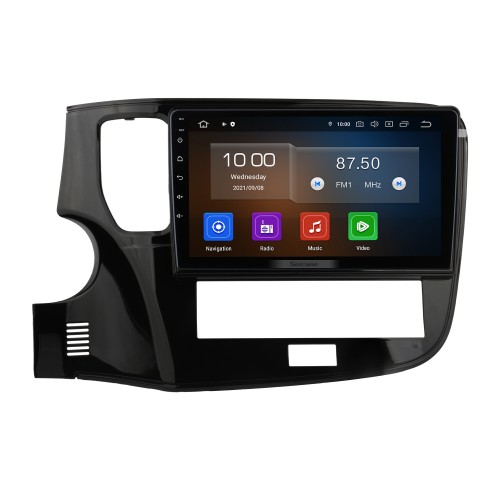 Carplay Écran tactile HD 10,1 pouces Android 13.0 pour 2020 MITSUBISHI OUTLANDER LHD Navigation GPS Android Auto Head Unit Prise en charge DAB+ OBDII WiFi Commande au volant