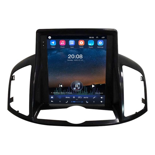 9,7 pouces Android 10.0 pour 2012-2017 Chevrolet Captiva Système de navigation radio GPS haute version avec écran tactile HD Prise en charge Bluetooth Carplay TPMS