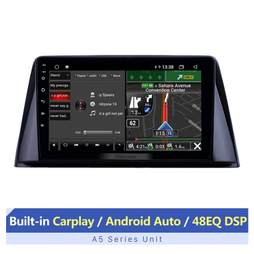 Écran tactile HD 9 pouces Android 13.0 Radio de navigation GPS pour Peugeot 308 2016-2018 avec prise en charge Bluetooth Caméra de recul Carplay