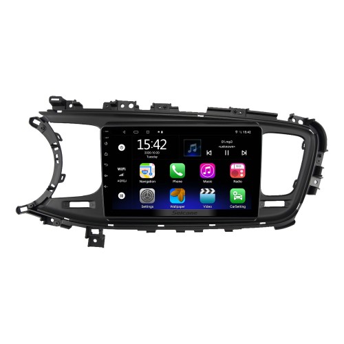 9 pouces Android 13.0 pour Kia K5 LHD 2013-2015 Système de navigation radio GPS avec écran tactile HD Prise en charge Bluetooth Carplay OBD2