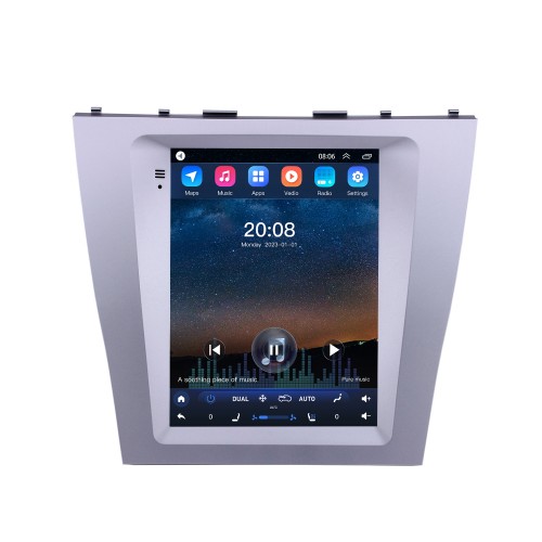 OEM 9,7 pouces Android 10.0 2008-2012 Radio de navigation GPS Toyota Camry avec écran tactile HD Prise en charge Bluetooth WIFI TPMS Carplay DAB +