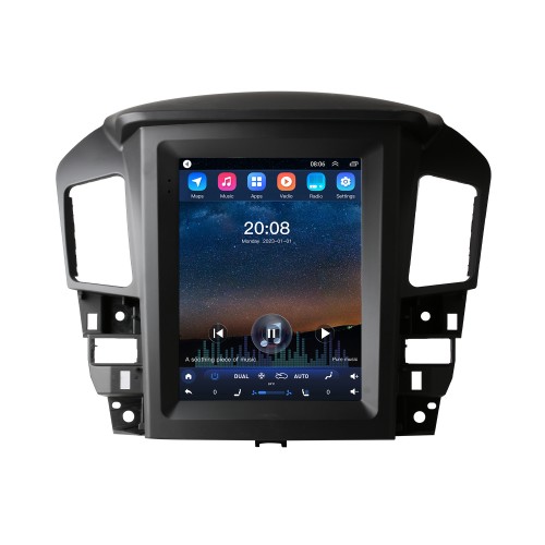 Écran tactile HD 9,7 pouces pour Lexus RX300 RX330 Toyota Harrier 1998 1997-2003 Android 10.0 Autoradio Système stéréo de voiture avec Bluetooth intégré Carplay DSP Prise en charge 360 ° Caméra DVR