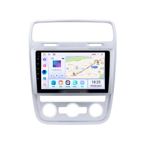 9 pouces HD écran tactile Android 13.0 pour 2015 VW Volkswagen Scirocco Auto A/C autoradio avec système de navigation GPS Bluetooth Carplay