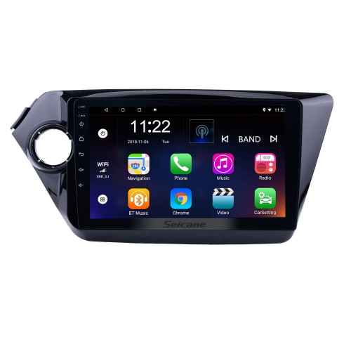 Android 13.0 2011 2012- 2014 2015 KIA K2 RIO HD Radio à écran tactile Navigation GPS Stéréo avec Bluetooth WIFI USB 1080P Vidéo TV Mirror Link
