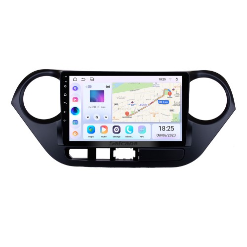 Écran tactile HD 9 pouces Android 14.0 2013-2016 HYUNDAI I10 Grand i10 RHD Radio de navigation GPS avec prise en charge Bluetooth WiFi Lien miroir Commande au volant