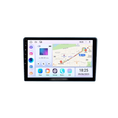 10,1 pouces Android 13.0 HD Écran tactile pour 2010 AUDI A4 LHD avec prise en charge Carplay DSP intégrée Commande au volant Caméra AHD WIFI 4G