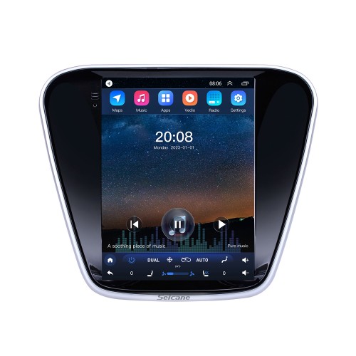 Écran tactile HD pour 2016 Chevy Chevrolet Cavalier Radio Android 10.0 9,7 pouces Navigation GPS Prise en charge Bluetooth TV numérique Carplay