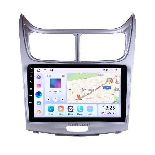 Unité principale Android 13.0 à écran tactile 8 cœurs de 9 pouces pour 2009-2013 Chevy Chevrolet Sail Radio Stéréo Navigation GPS avec Bluetooth WIFi