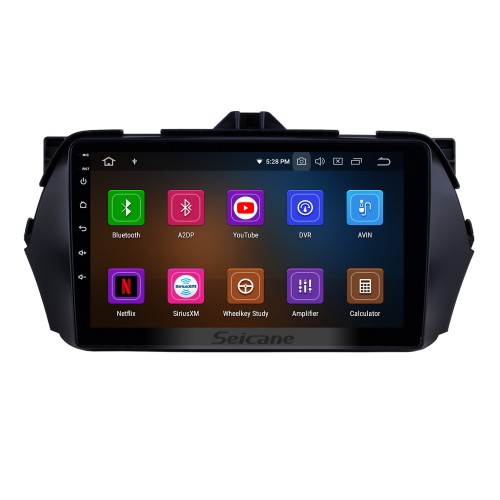 2016 SUZUKI Alivio Android 13.0 HD Lecteur DVD à écran tactile Système de navigation GPS Radio avec Bluetooth USB WIFI Mirror Link 1080P Vidéo