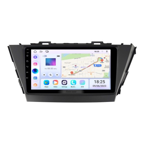 OEM 9 pouces Android 13.0 pour 2013 TOYOTA PRIUS + Radio avec système de navigation GPS à écran tactile Bluetooth HD prenant en charge Carplay DAB +