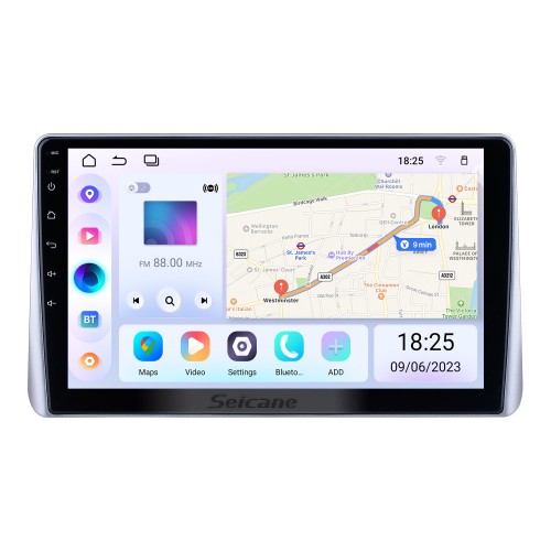 10,1 pouces Android 13.0 pour 2001 2002 2003-2006 Nissan Sentra Radio Système de navigation GPS avec écran tactile HD Prise en charge Bluetooth Carplay
