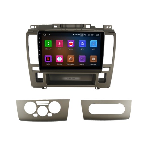 Radio Android 13.0 à écran tactile de 9 pouces pour 2006-2011 Stéréo NISSAN TIIDA avec système de navigation GPS Prise en charge Carplay DSP intégrée Caméra de recul DAB +