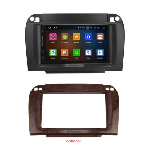 7 pouces Android 13.0 pour 2002-2006 BENZ S-Klasse w220 CL-Klassec C215 Radio de navigation GPS avec prise en charge de l'écran tactile Bluetooth HD TPMS DVR Carplay caméra DAB+