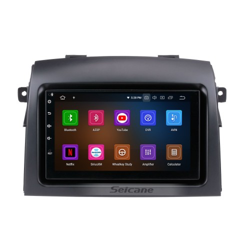 Système de navigation GPS Android 13.0 pour Toyota Sienna 2004-2010 avec caméra de recul écran tactile HD 3G WIFI commande au volant Bluetooth