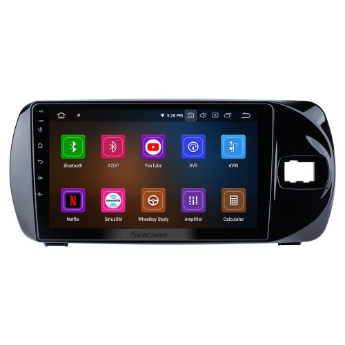 9 pouces Andriod 13.0 HD Écran tactile 2015-2020 Toyota Vitz Conduite à droite de voiture Navigation GPS avec prise en charge du système Bluetooth Carplay