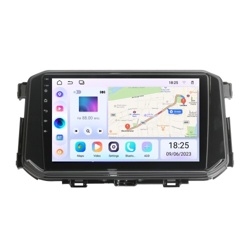 Stéréo à écran tactile HD de 10,1 pouces pour remplacement de radio NISSAN TERRA 2021 avec navigation GPS Bluetooth Carplay Radio FM/AM prise en charge caméra de recul WIFI