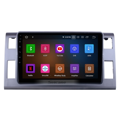 Écran tactile HD 10,1 pouces Android 13.0 pour 2006 Toyota Previa Estima Tarago Radio Système de navigation GPS Prise en charge Bluetooth Carplay Caméra de recul