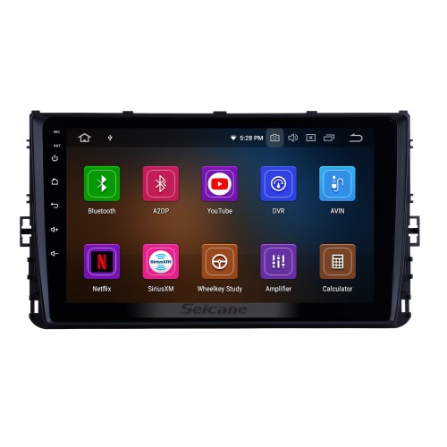Système de navigation GPS à écran tactile OEM 9 pouces HD Android 13.0 pour 2018 VW Volkswagen Universal Support 3G / 4G WiFi Radio Bluetooth Vedio Carplay Télécommande au volant
