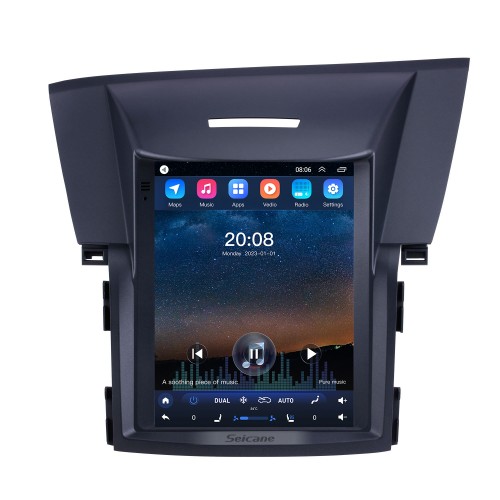 Android 10.0 9,7 pouces pour 2012 2013 2014 2015 2016 Radio Honda CRV avec système de navigation GPS à écran tactile HD Prise en charge Bluetooth Carplay TPMS