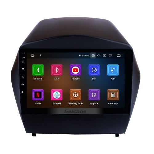 Écran tactile HD 9 pouces 2010 2011 2012-2017 Hyundai Tucson iX35 Android 13.0 Radio de navigation GPS avec prise en charge Bluetooth WIFI Vidéo 1080P TV numérique