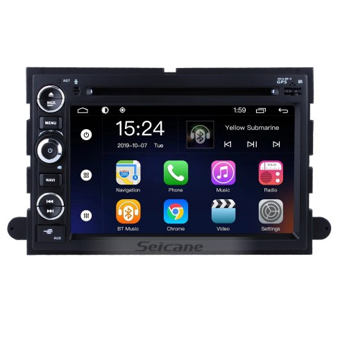 2003-2010 Toyota Land Cruiser Android 4.4.4 GPS navigation system Radio DVD player Mirror link HD touch screen OBD DVR Rearview camera TV USB SD 3G WIFI Bluetooth IPOD Quad-core CPU 16G Flash