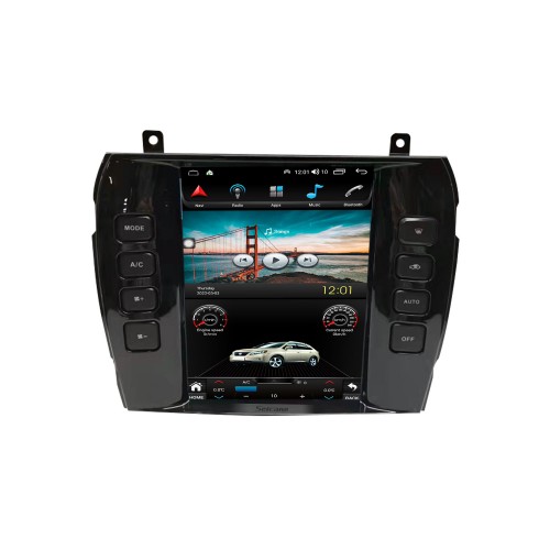 OEM 9,7 pouces Android 10.0 pour 2013 Jaguar F-TYPE XJ Radio Système de navigation GPS avec écran tactile HD Prise en charge Bluetooth Carplay DVR TPMS OBD2