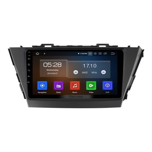 Écran tactile HD 9 pouces pour système stéréo de voiture Autoradio Toyota Prius LHD 2013 avec Bluetooth Carplay intégré