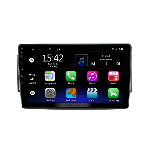 9 pouces Android 13.0 pour 2012+ DFSK C37 2017+ EC36 Système de navigation GPS stéréo avec prise en charge de l&amp;amp;amp;amp;amp;#39;écran tactile Bluetooth Caméra de recul
