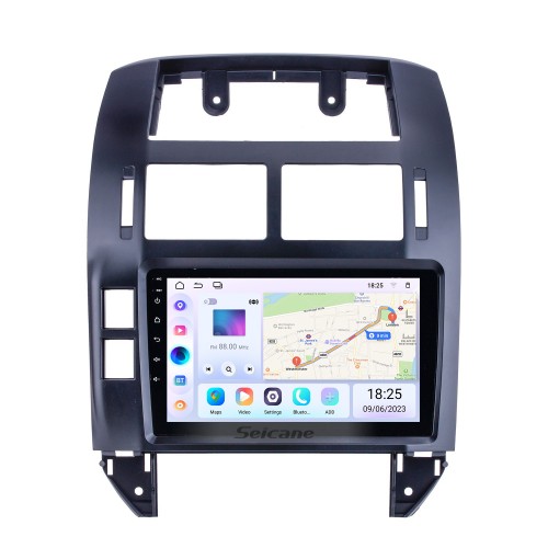 OEM 9 pouces Android 13.0 pour 2004 2005 2006-2011 Volkswagen VW POLO Touareg T5 Radio Bluetooth HD Écran tactile Système de navigation GPS compatible Carplay