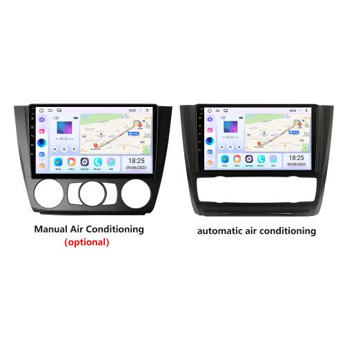 Pour 2004-2012 BMW Série 1 E81 E82 116i 118i 120i 130i Radio Android 13.0 HD Écran tactile 9 pouces Système de navigation GPS avec prise en charge Bluetooth Carplay DVR