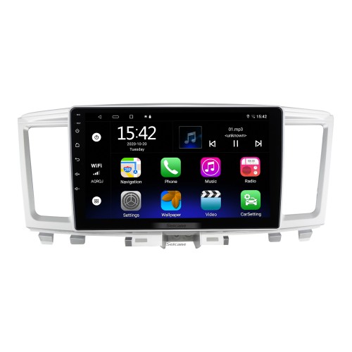 Autoradio Carplay pour 2014 2015 2016 INFINITI QX60 Android 14.0 HD Écran tactile 9 pouces AUX Bluetooth WIFI USB Navigation GPS Support OBD2 SWC