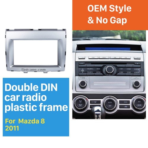 Grande Double Din 2006+ Mazda 8 Radio Car Fascia Dash stéréo Installation Montage Audio Cadre DVD CD Panneau de garniture