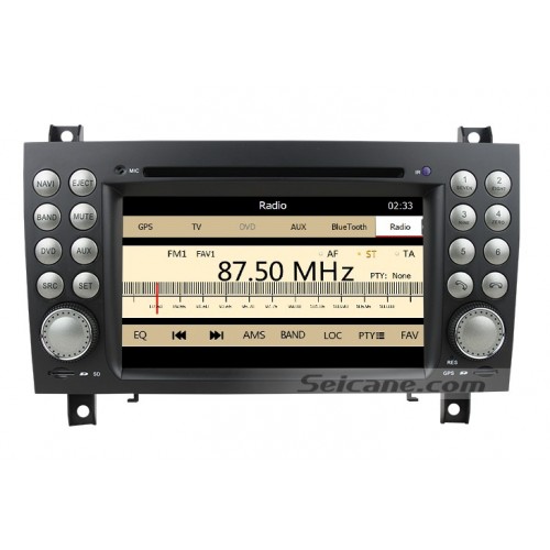 Lecteur DVD de voiture pour Mercedes-Benz SLK avec GPS Radio TV Bluetooth