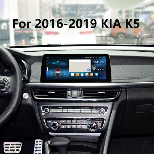 Écran tactile HD 12,3 pouces Android 12.0 pour 2016 2017 2018-2019 Système de navigation GPS KIA K5 Lecteur DVD de voiture avec Wifi Réparation d'autoradio Support de navigation secondaire TV numérique HD