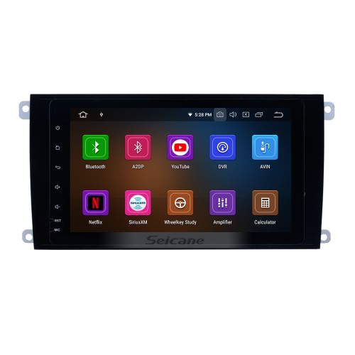 Écran tactile 8 pouces Android 12.0 HD pour 2003 2004 2005-2010 PORSCHE Cayenne avec système de navigation GPS Radio Bluetooth USB WiFi Carplay support TPMS 1080P