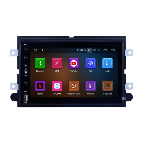 7 pouces Android 12.0 pour 2005-2008 2009 Ford Escape Mustang Système de navigation GPS Radio avec écran tactile HD Bluetooth WiFi Carplay support OBD2 1080P Vidéo