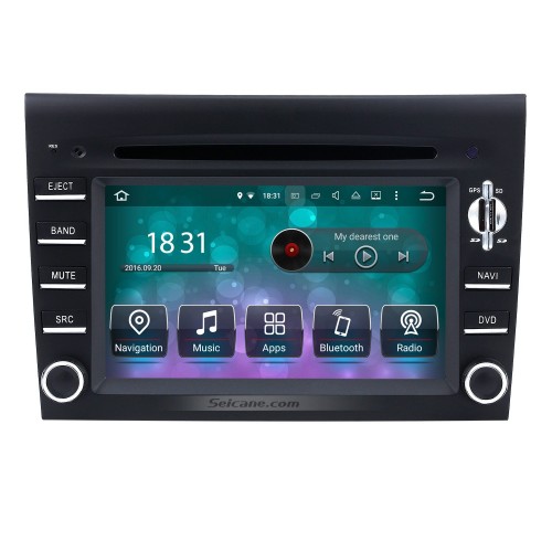 Lecteur DVD OEM Android 10.0 Système de navigation GPS pour Porsche CAYMAN 2005-2008 avec vidéo HD 1080P Bluetooth écran tactile Radio WiFi TV Caméra de recul commande au volant USB SD