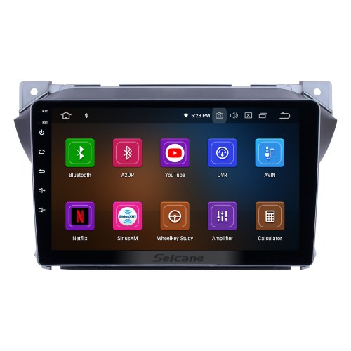 2009-2016 Suzuki alto Android 12.0 9 pouces 1024*600 écran tactile Radio Bluetooth GPS Navigation Support multimédia USB Carplay Caméra de recul 1080P Lecteur DVD 4G Wifi SWC OBD2 AUX