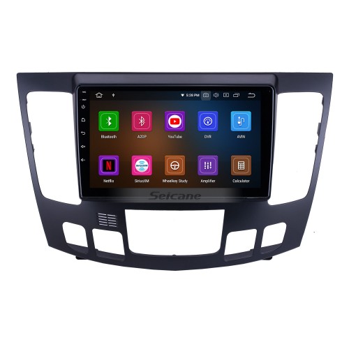 Android 13.0 pour 2009 Hyundai Sonata Auto A/C Radio 9 pouces système de navigation GPS Bluetooth HD écran tactile prise en charge de Carplay SWC