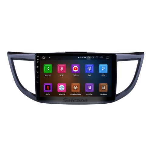 10.1 pouces Android 12.0 HD 1024 * 600 Écran tactile pour 2011 2012 2013 2014 2015 HONDA CRV Radio Système de navigation GPS avec 4G wifi Bluetooth Mirror Link TV numérique OBD2 TPMS Caméra de recul