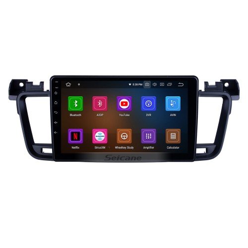 OEM 9 pouces Android 13.0 pour 2011 2012 2013-2017 Radio Peugeot 508 avec système de navigation GPS à écran tactile Bluetooth HD Support Carplay DSP