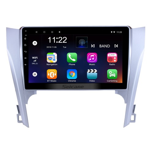 10,1 pouces écran tactile complet 2015 Toyota CAMRY Android 13.0 système de navigation GPS avec caméra de recul radio 3G WiFi Bluetooth lien lien OBD2 DVR commande au volant